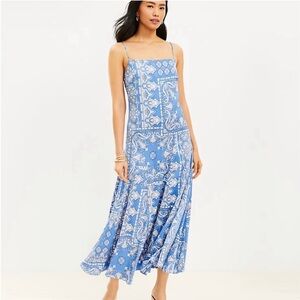LOFT Bandana Print Dress